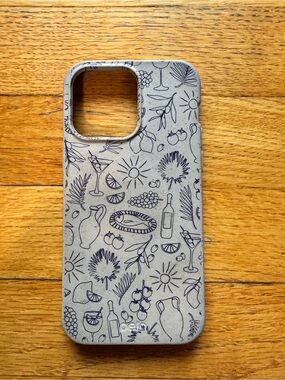 iPhone 14 Pro Max Pela Mediterranean vibes Pattern Eco Phone Case